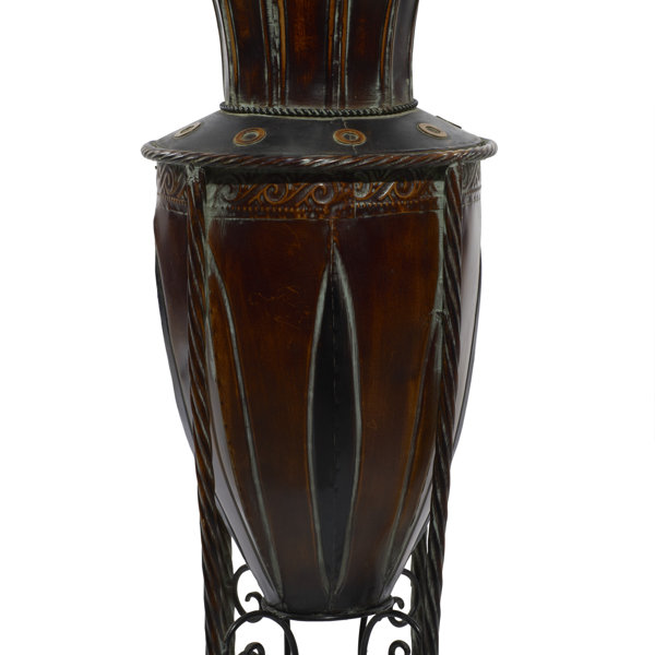 Fleur De Lis Living Cissell Metal Floor Vase & Reviews Wayfair